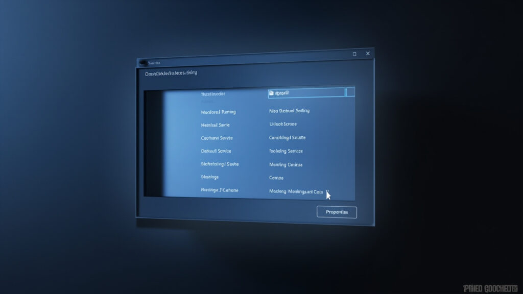 Fenêtre de services par défaut par défaut de Reglage plus fixe 11: guide complet