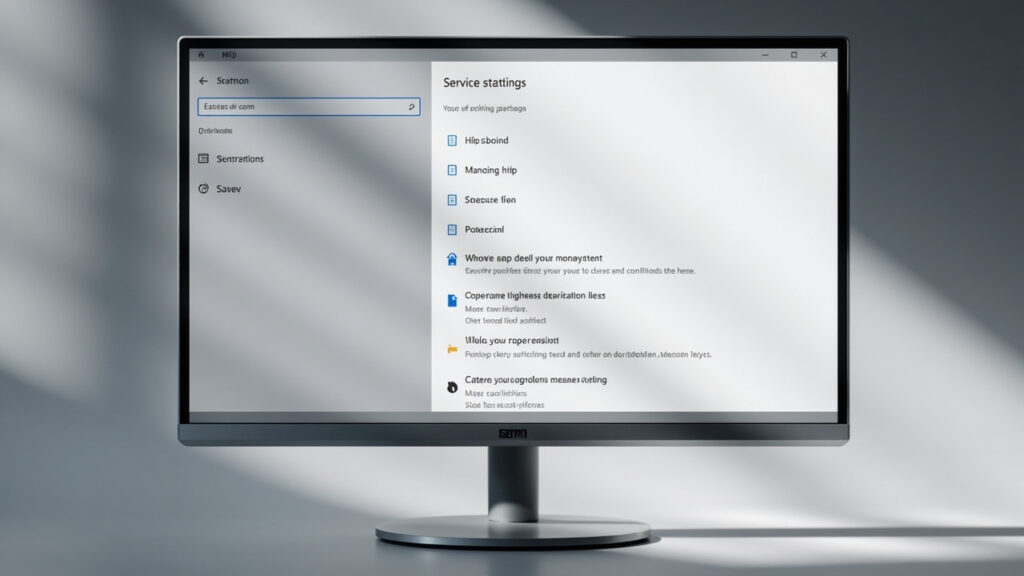 Windows 11: Un Fichier de Réglage par défaut pour une geste de geste efficace des services
